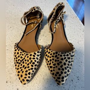 Leopard flats size 7.5